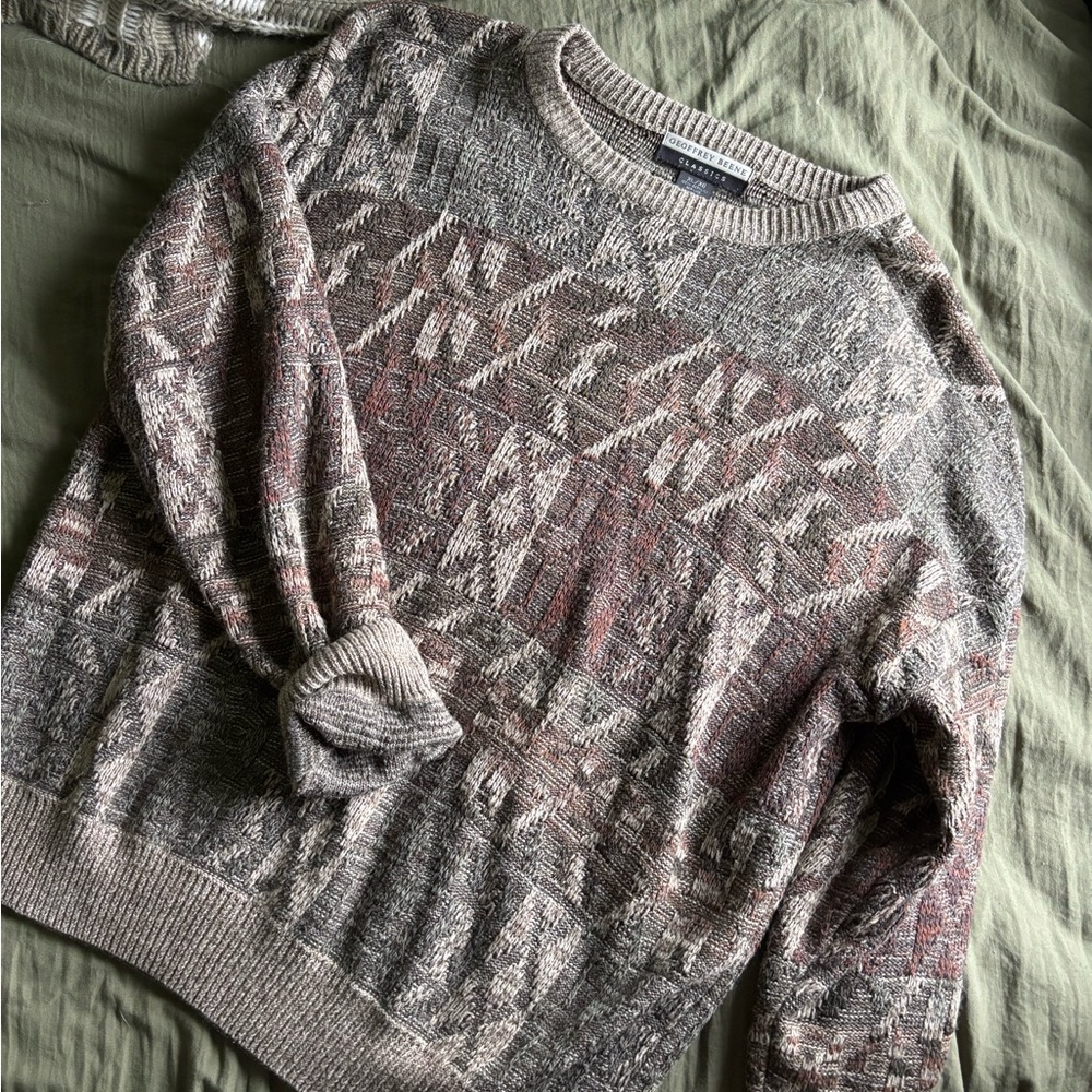 Chunky Vintage Dad Sweater